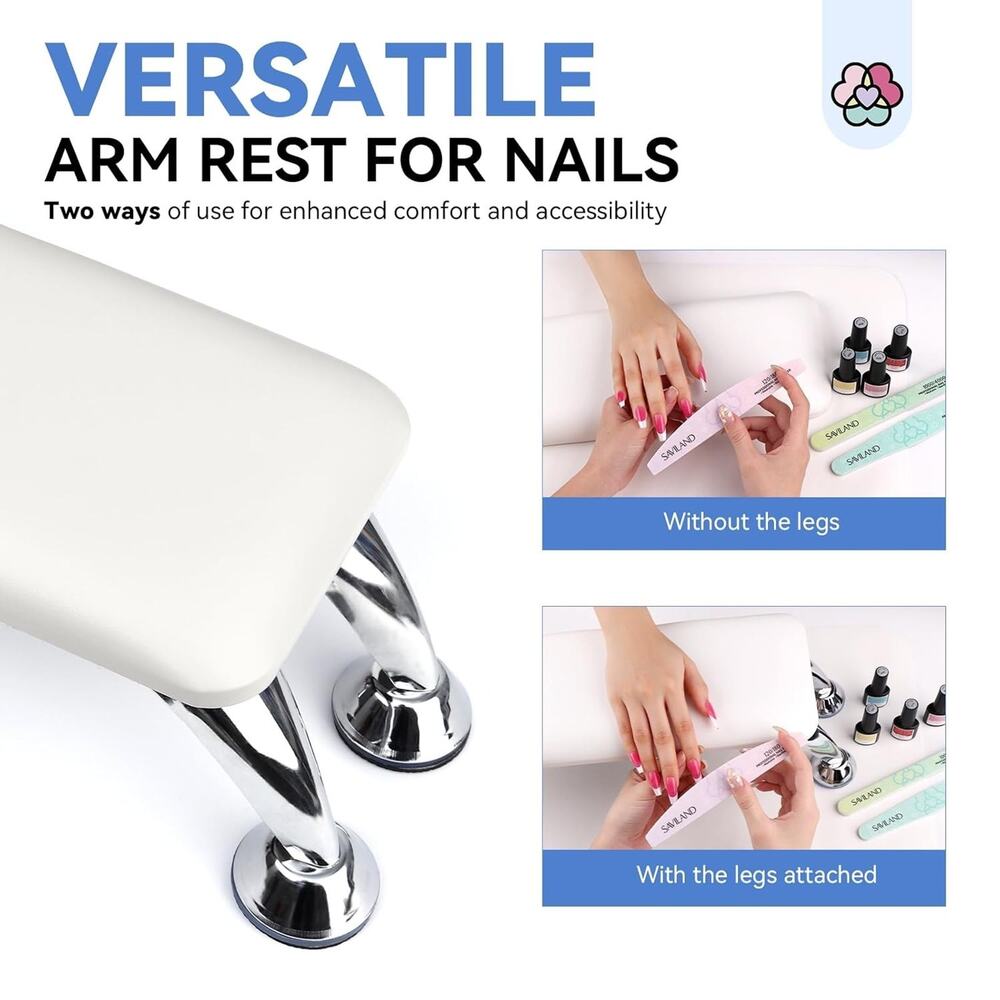 SAVILAND Arm Rest for Nails Tech Professional: 15.7" Full-Length Nail Arm Rest f - Picture 6 of 7
